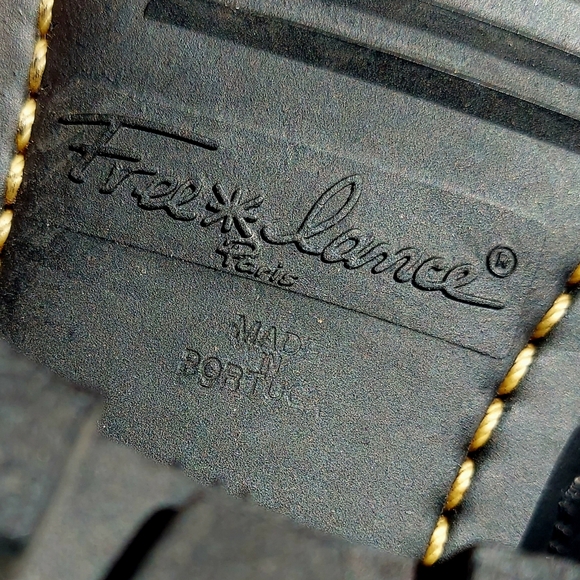 Sexy, Chic Free Lance Paris Black Leather Moto Motorcycle Boots 6.5 Portugal - Picture 11 of 16